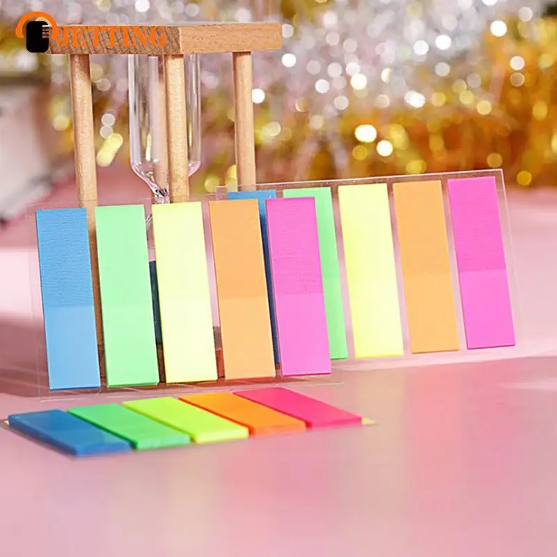 100 Sheets Notes Sticky Notes Markers Sticky Notes Stickers Fluorescent Sticky Notes Self-Adhesive Sticky School Supplies