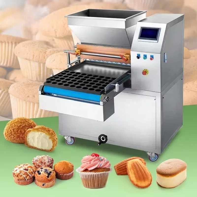 Customized Automatic Custard Filling Machine Industrial Small Cupcake Muffin Batter Depositor Equipment Bakery