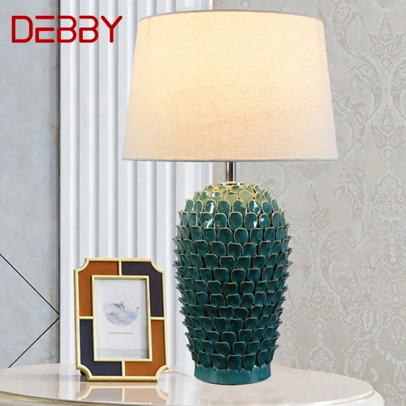 

DEBBY Contemporary CeramicTable Lamp Luxury Creativity Living Room Bedroom Study Hotel Engineering Desk Light