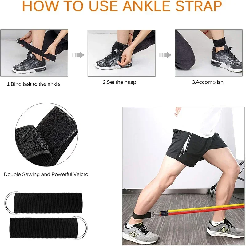 Bandas Elásticas de Resistenci - Resistance Bands Set With Handles reseña y precio
