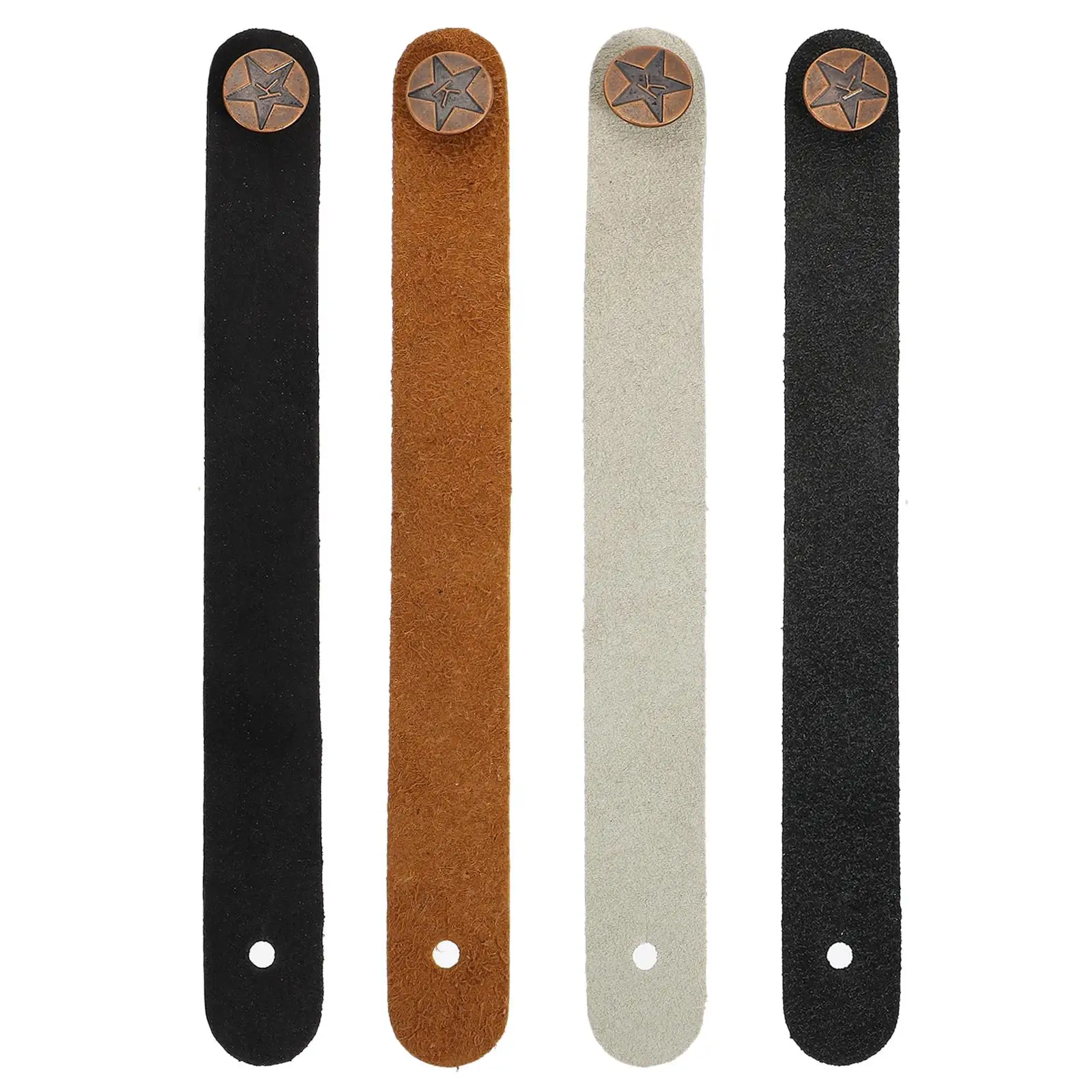 

4 Pcs Durable Guitar Headstock Strap Button Easy Install Replacement Guitar Accessories Secure Lock Compact Size For Electric