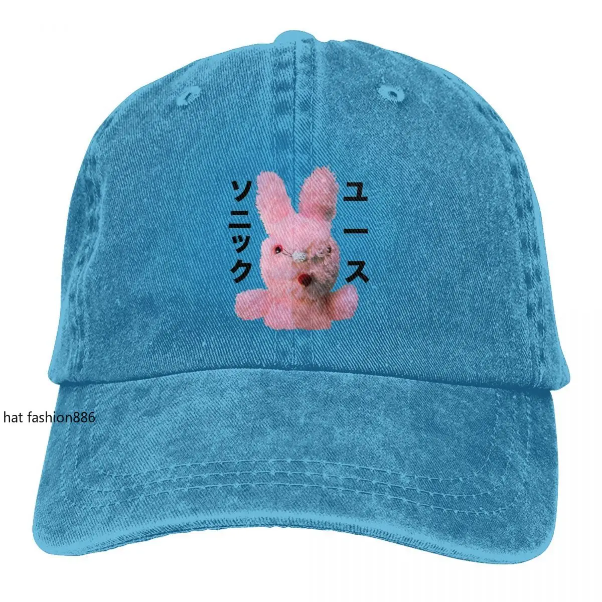 Dirty Bunny Japanese Sonic Youth berretto da Baseball Retro Distressed Denim Snapback Hat Unisex Outdoor Summer Hats Cap