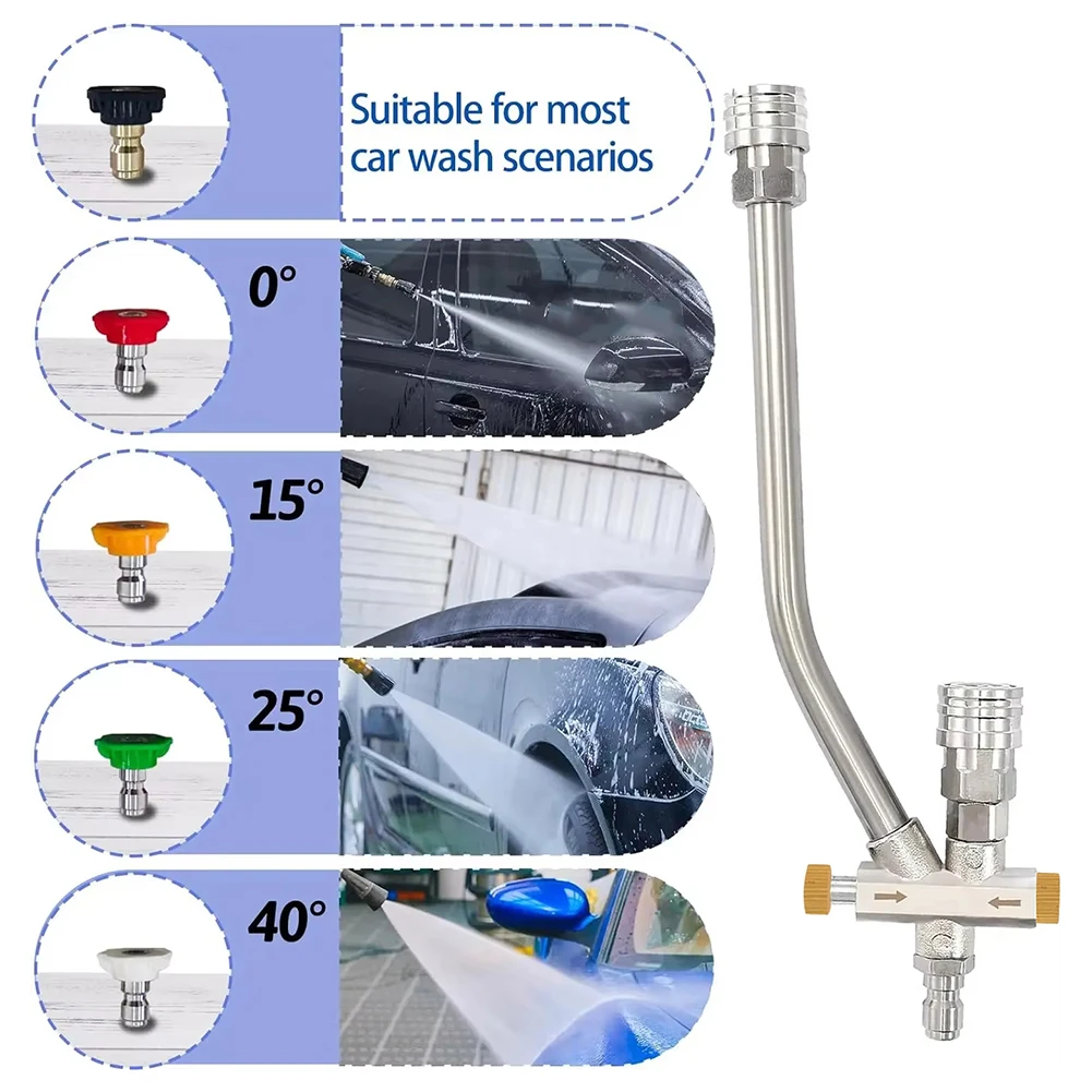 Mantenimiento del hogar como se muestra en la imagen Boquillas para lavadora a presión Boquillas para lavadora a presión compatibles Múltiples aplicaciones