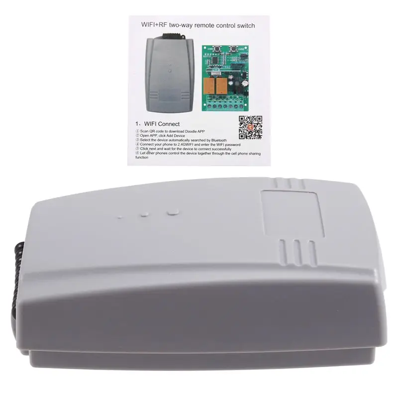 

[AAAE 2026] Tuya WIFI Garage Door Opener 433+WIFI 2-Way Wireless Remote Control Switch For Access Control, Electric Doors, Garag