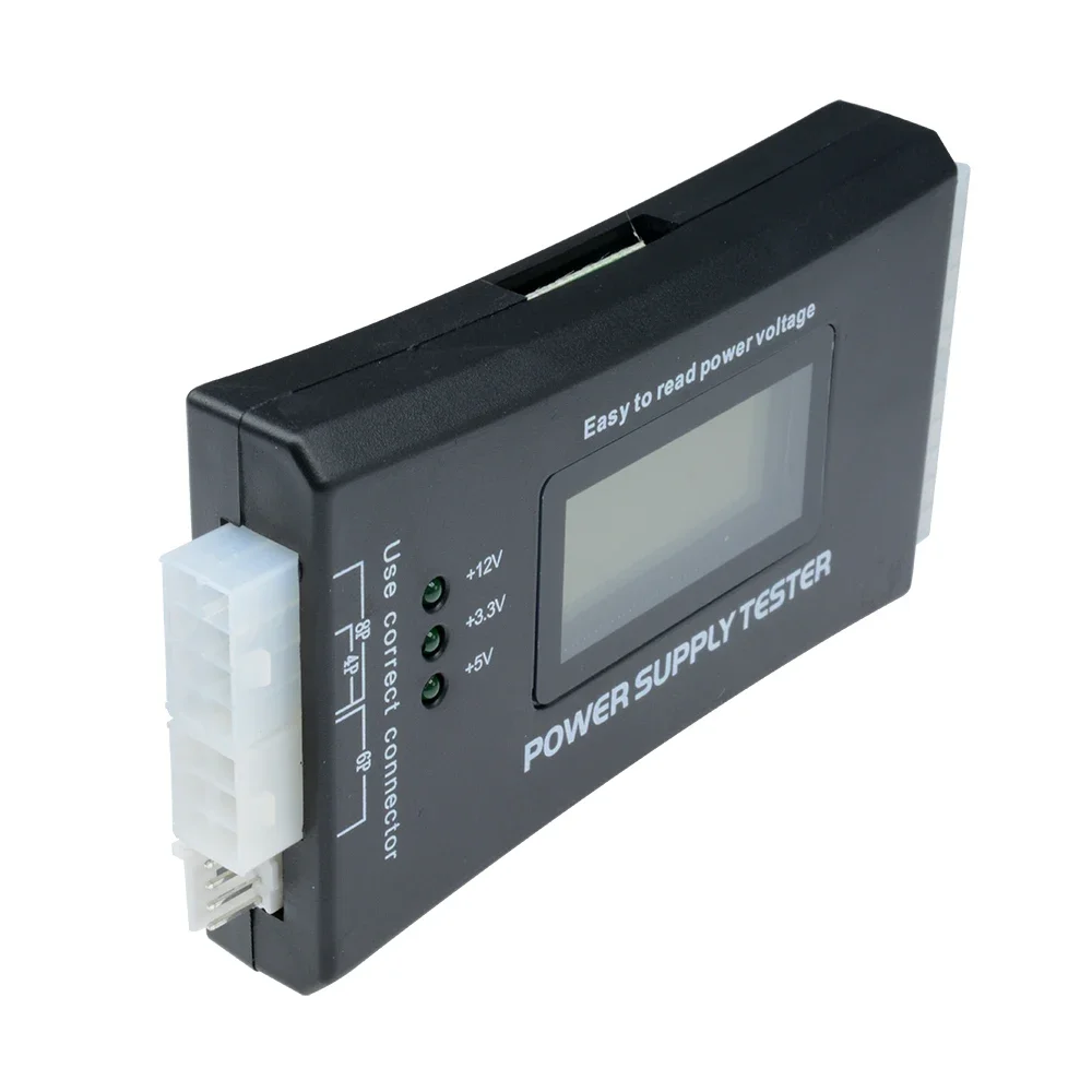 LCD Digital Display PC Computer 20/24 Pin LCD Power Supply Tester Check Atx Source Tester Power Measuring