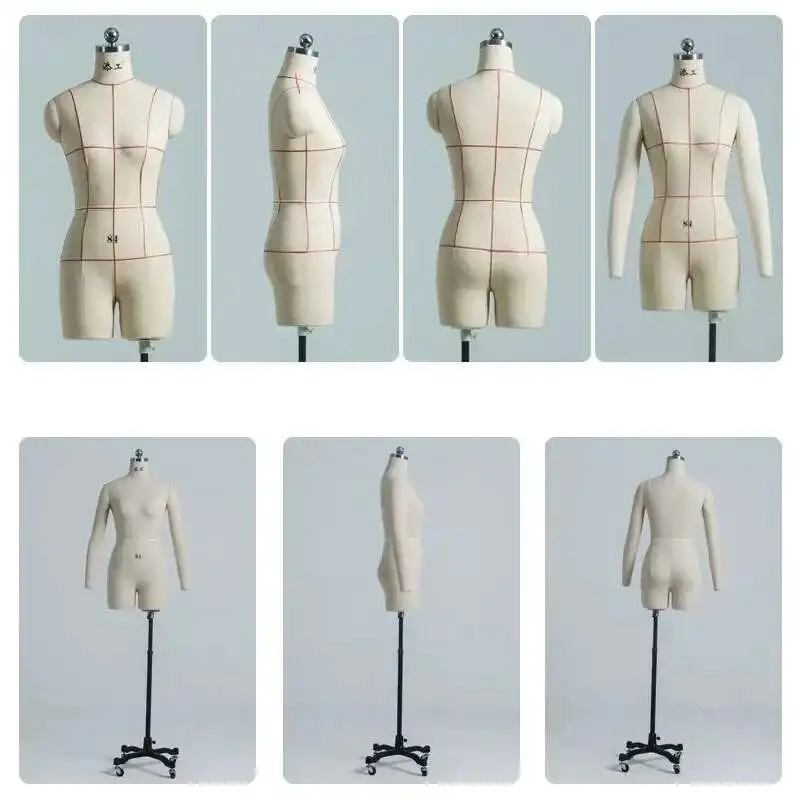 

Tailor Professional Mannequins Female Half Body Model Sewing Mannequin Hanging Buckle Shoulder for Clothing Design Model AA