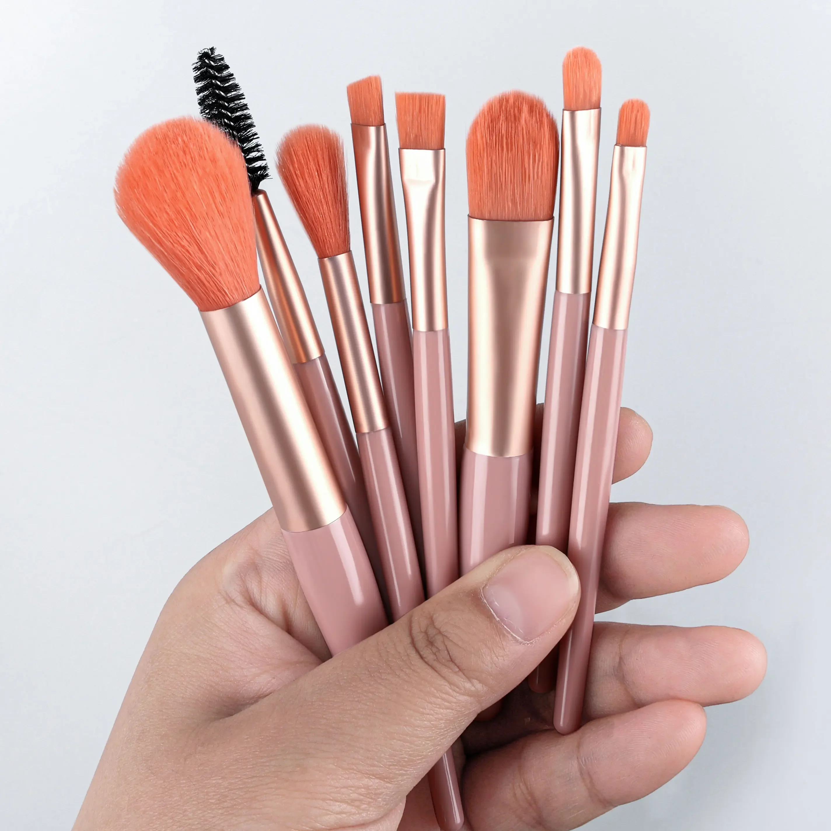 8PCS-13PCS Makeup Brushes Set Eye Shadow Foundation Women Cosmetic Brush Eyeshadow Blush Powder Blending Beauty Soft Makeup Tool