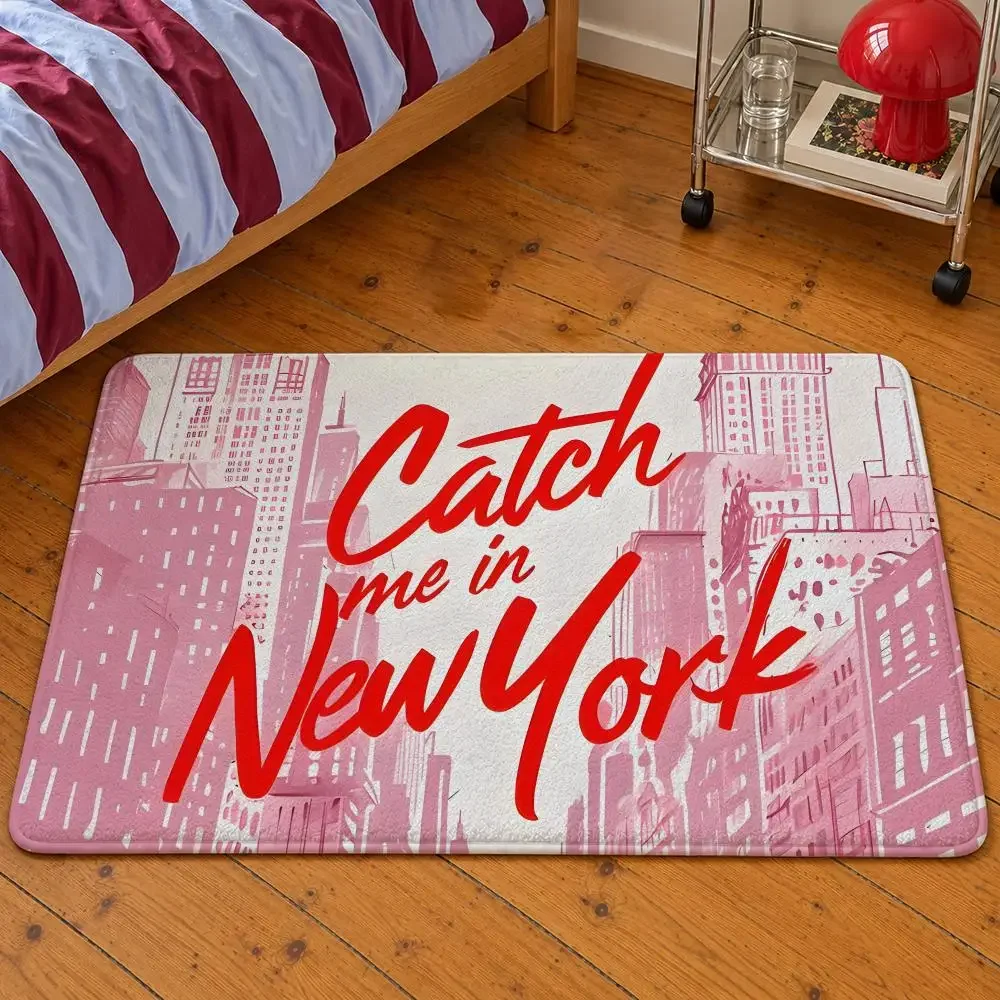 Series Sex and the City Carrie Mr. Big Floor Mat Soft Flannel Entrance Doormat Non-Slip Washable Rug For Bedroom Home Decor