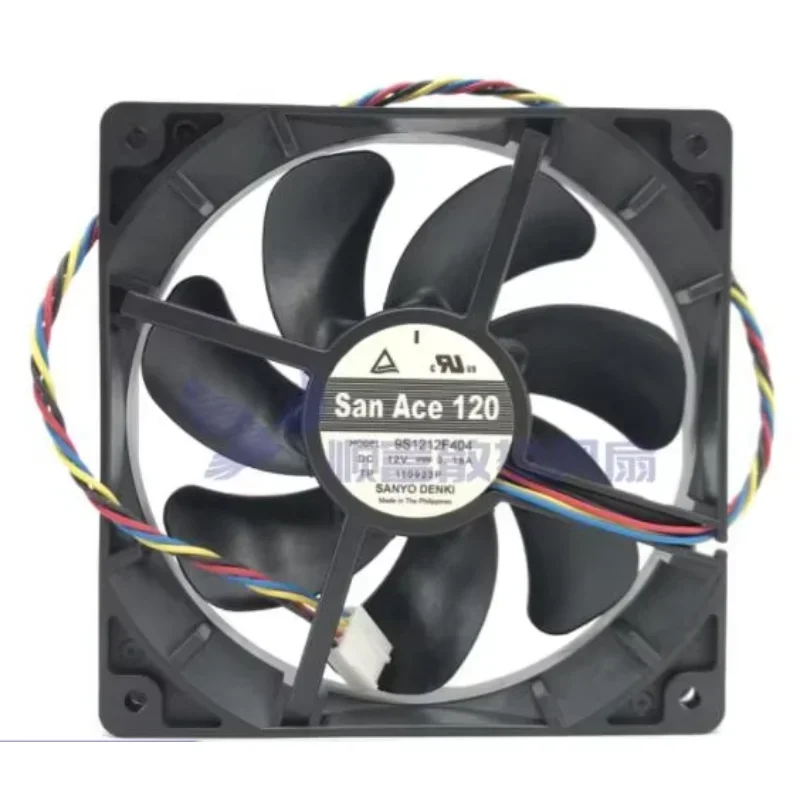 

Ltsf For SANYO DENKI 9S1212F404 DC 12V 0.19A 120x120x25mm 4-Wire Server Cooling Fan 12cm