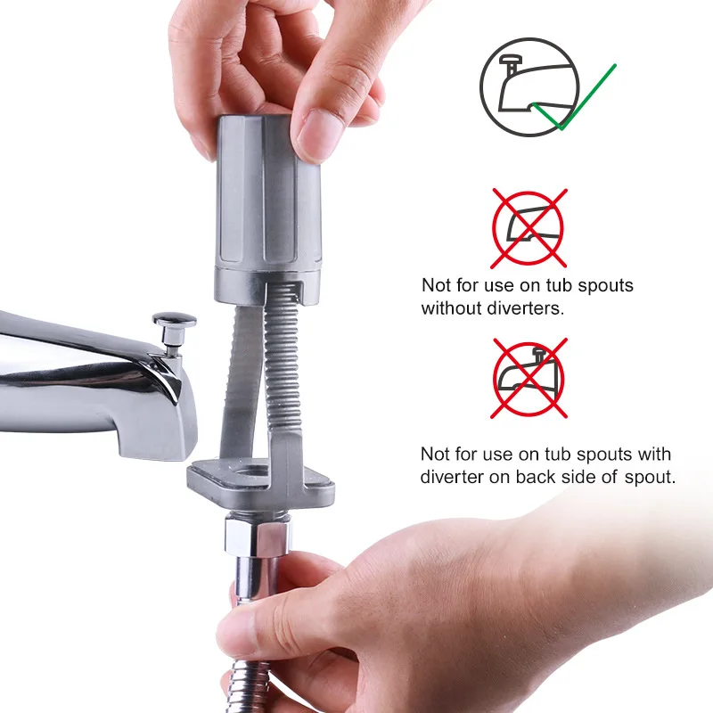 for Embedded wall bathtub under water outlet faucet accessories Concealed shower under water outlet to shower adapter