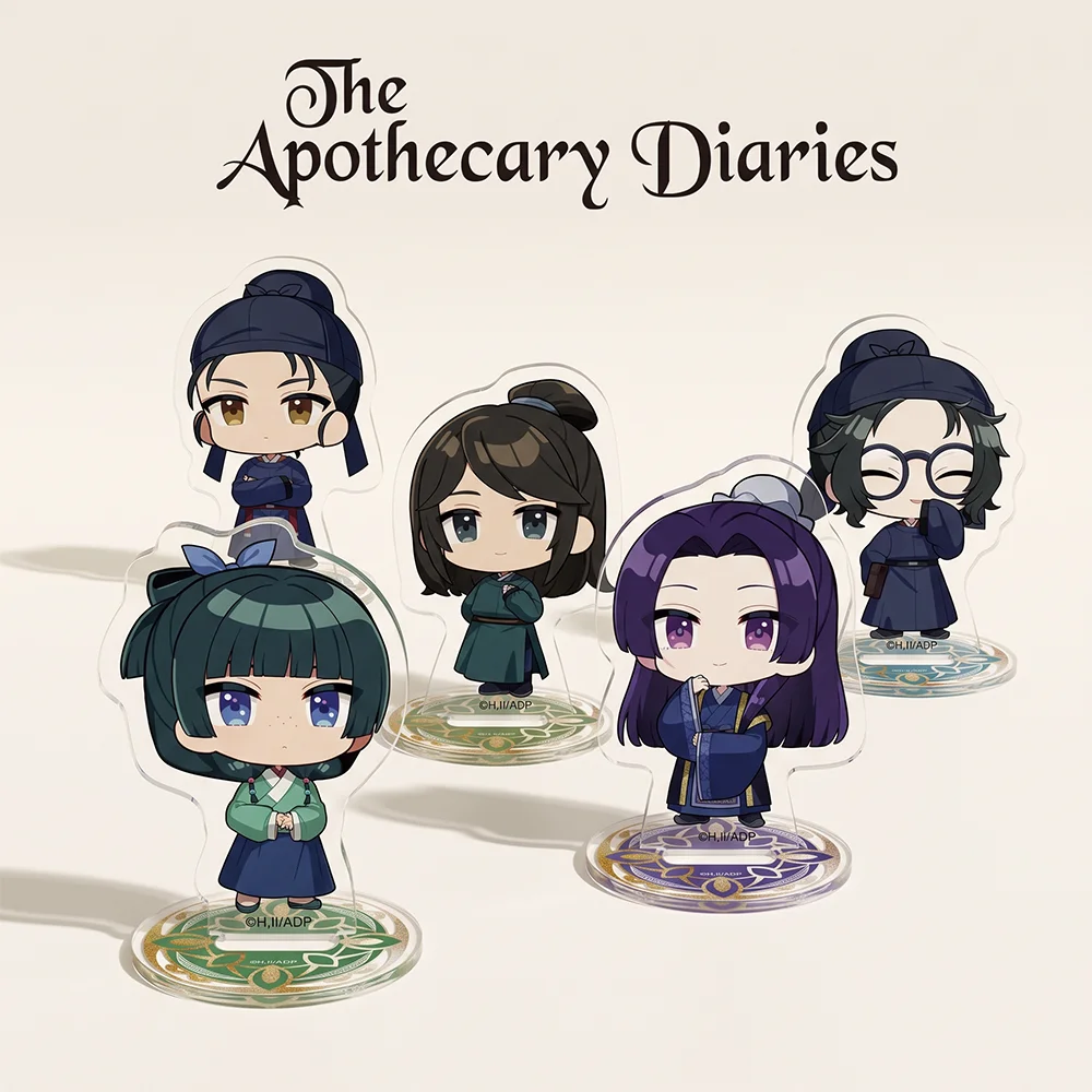 The Apothecary Diaries Maomao Jinshi 10CM Cute Anime Acrylic Stand Keychain 6CM Cosplay Character Model Desk Decor Collect Gifts