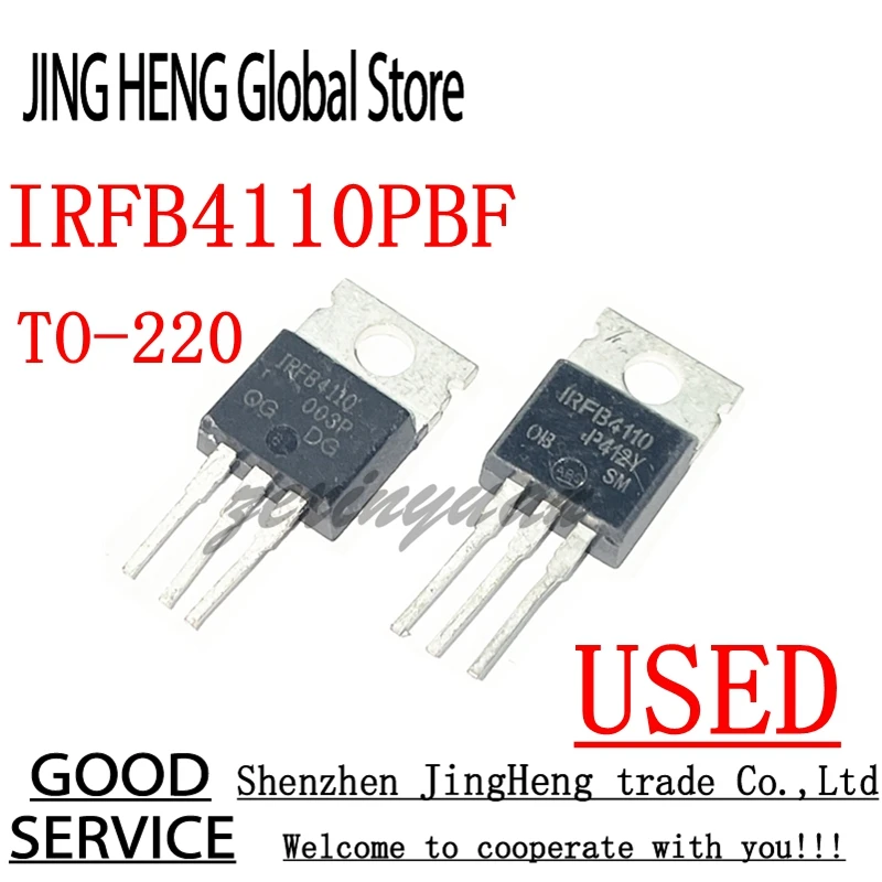 10Pcs USED Original IRFB4110PBF IRFB4110G IRFB4110 TO-220 MOS FET 100V 180A