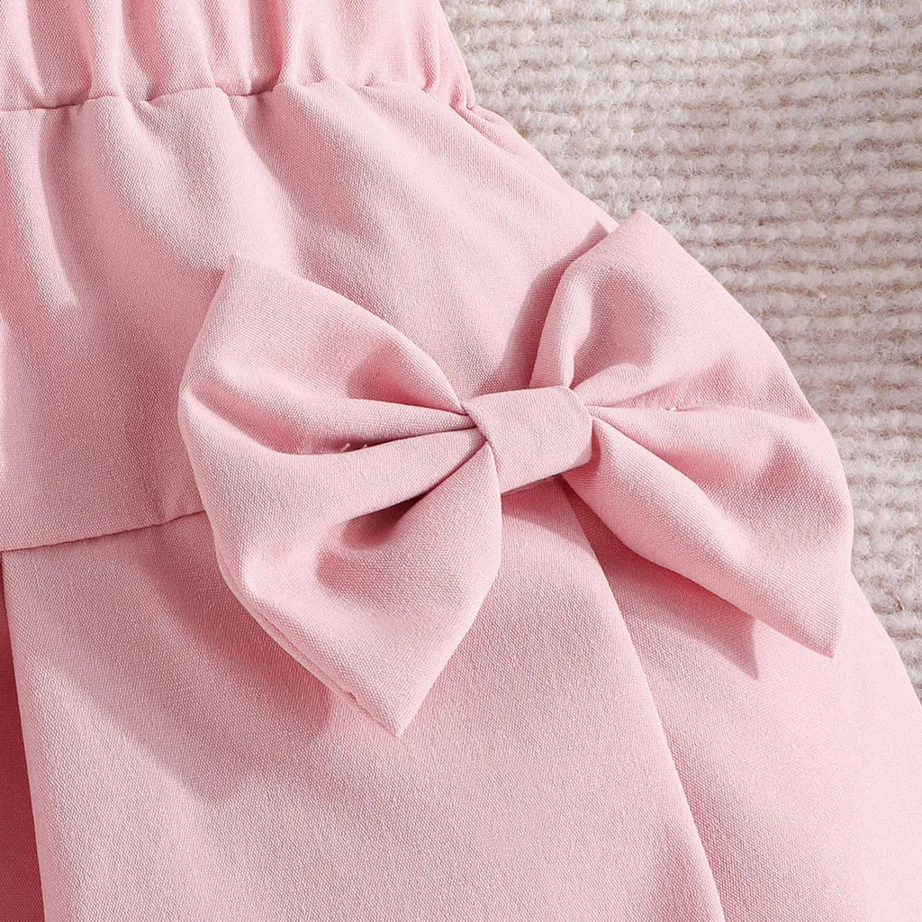 Terno For Kid Girl Puff Sleeve Blouse and Elastic Skirt Summer Outfit Toddler Infant Clothing Set Kids Wear Ootd For Baby Girl