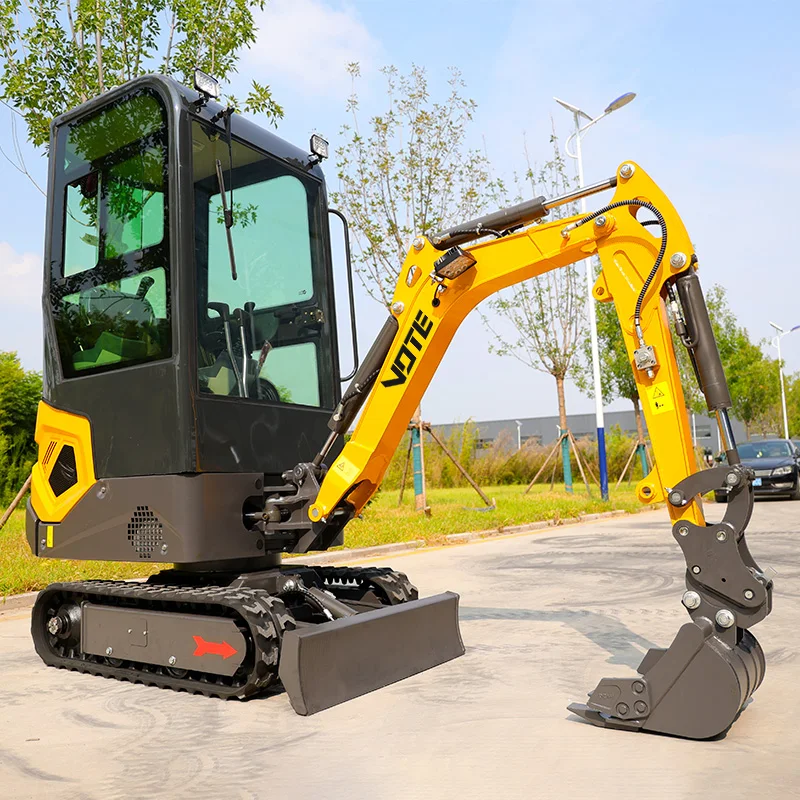 شحن مجاني حفارة صغيرة EPA Euro 5 محرك حفار زاحف مزرعة تستخدم 1 طن 2 طن 3.5 طن مزرعة آلة حفارة صغيرة