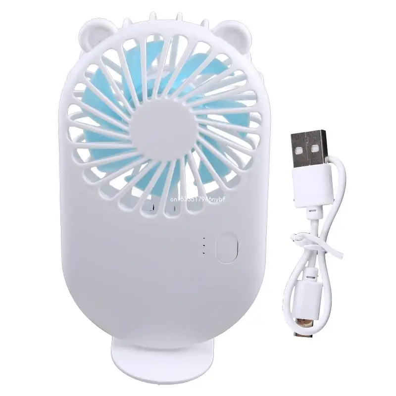 Mini ventilateur portatif ventilateur à main ventilateur poche Portable USB Rechargeable 800mAh 3 Modes vent pour les