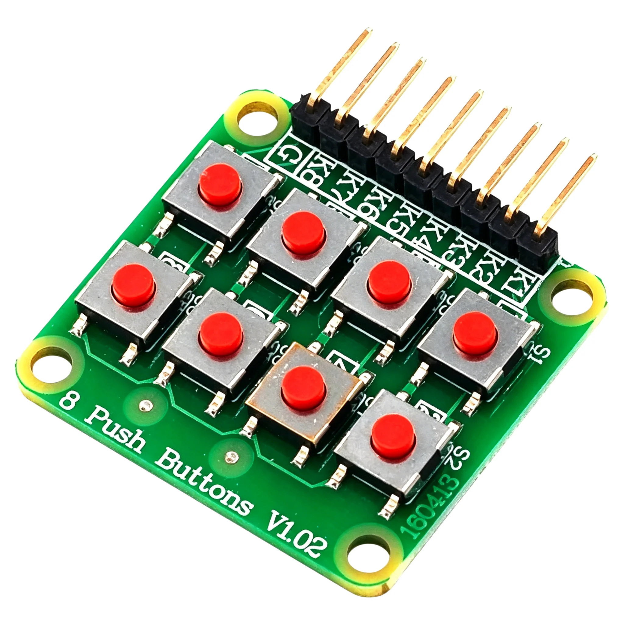 2x4 Keypad 4x2 Keypad 8 Push Buttons V1.00 Key Board Matrix Keyboard Button for Arduino AVR PIC 2*4 Module AVR PIC NEW