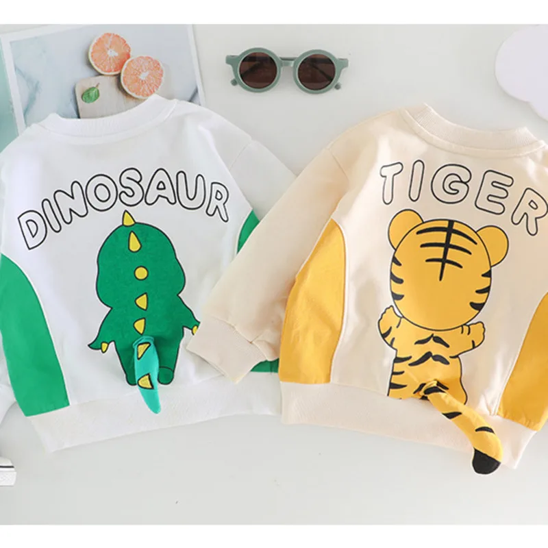 New Spring Autumn Baby Clothes Children Boys Girls Cartoon T-Shirt Pants 2Pcs/Sets Toddler Casual Costume Infant Kids Tracksuits