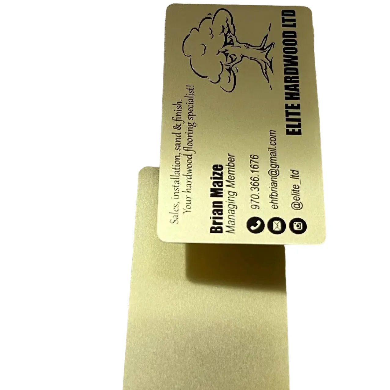 

Top Quality Glossy 18K Gold Plated Metal Club Membership Card Printed VIP Business Card Free Sample