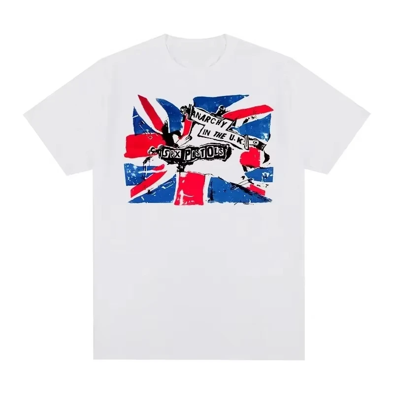 Unisex Comfortable American Trend Avant-garde Vintage Punk Sex Pistols Sid Vicious Rebellious Graphic Women And Men T-Shirt