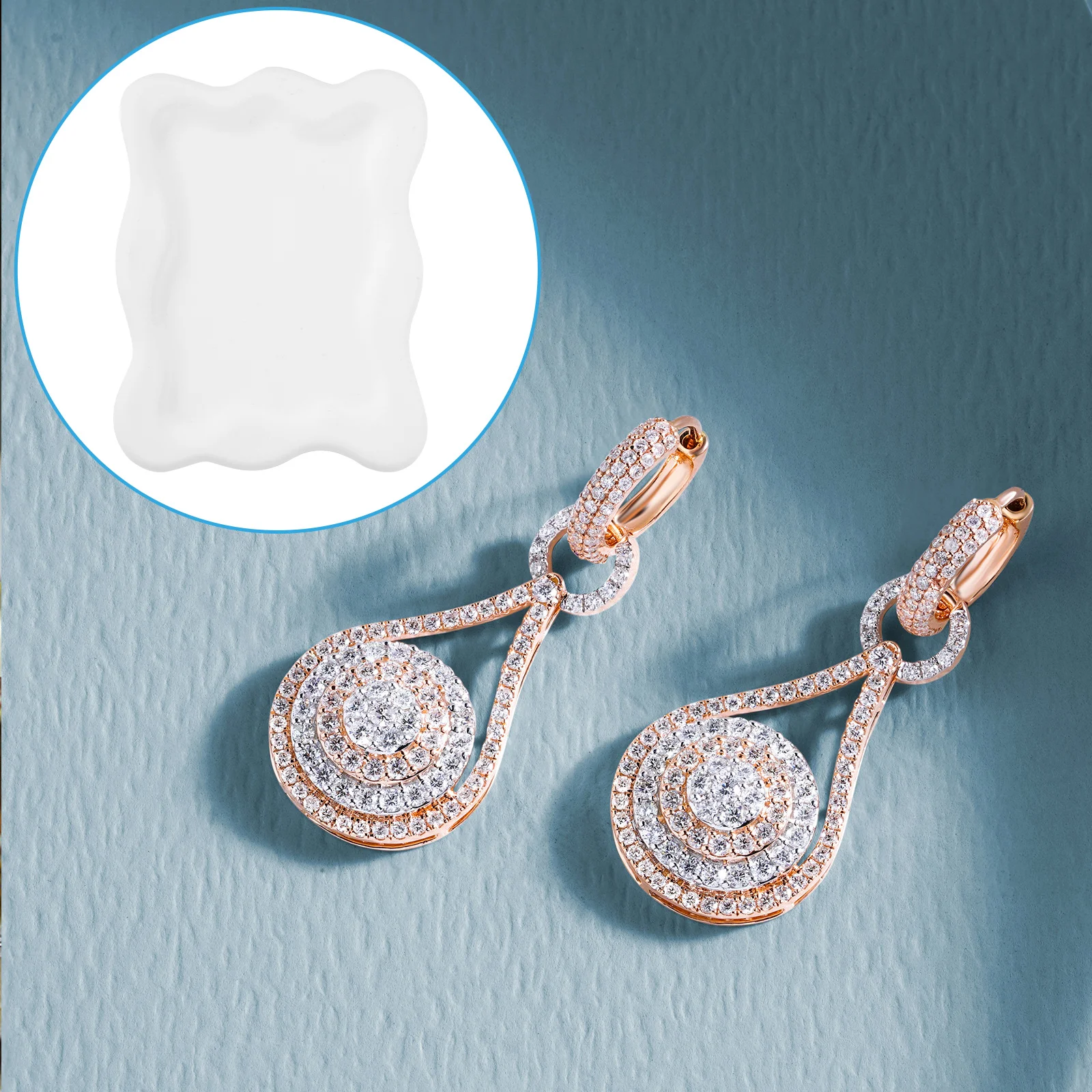 

Plaster Jewelry Tray Irregular Shape Creative Decorative Trinket Dish Jewelry Organizer Rings Holder Desktop Storage