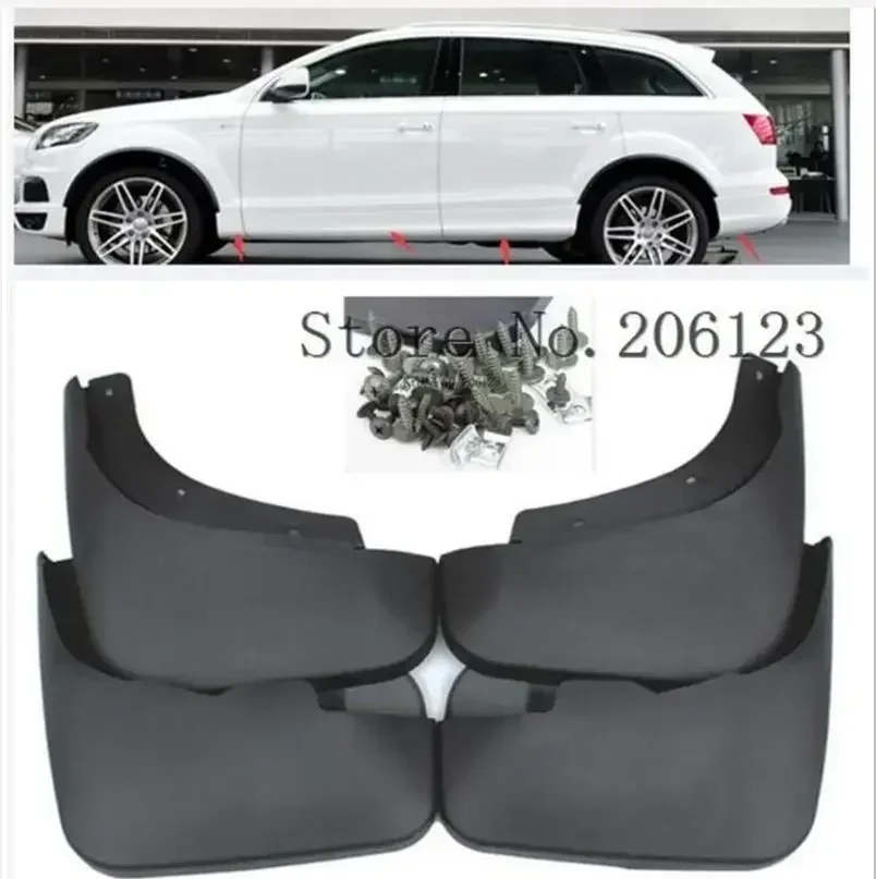 

FOR AUDI Q7 S-Line 2007 2008 2009 2010 2011 2012 2013-2015 MUDFLAPS MUD FLAP SPLASH GUARD MUDGUARDS FENDER 4PCS SET ACCESSOIRES
