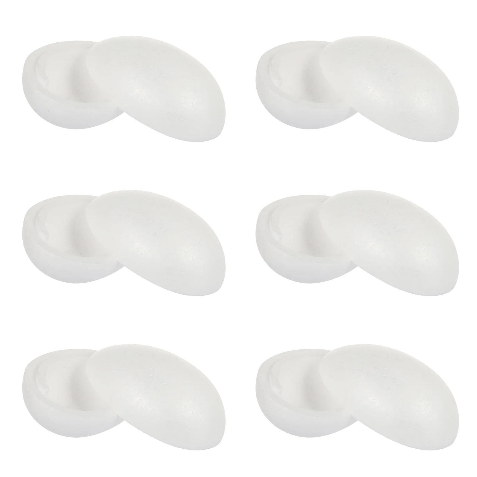 10 Stück unlackierte Schaumstoff-Eier für Osterhandwerk, handgefertigte DIY-Modelle, kindersichere Oberfläche, ideal für Familien-Bonding-Kunstaktivitäten und