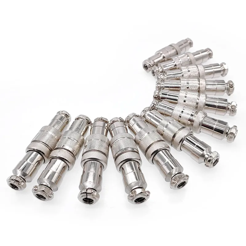 10PCS  docking connector 20mm GX20D push-pull circular connector GX20 2Pin3/4/5/6/7/8/9pin/10/12/14/15pin Male-Female plug