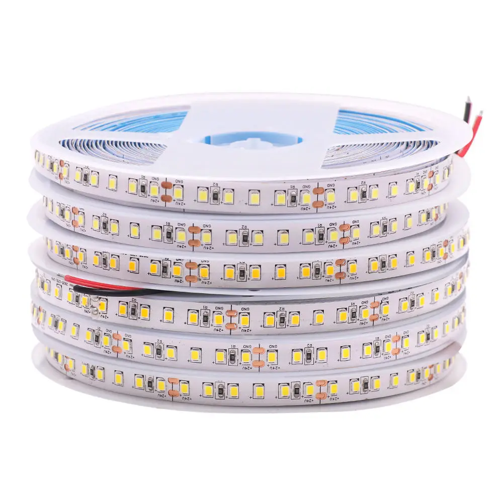 5m LED Strip 12v 24v 8mm 120 leds/m Colored Flexible Baklight 3000k 4000k 6000k Red Green Orange 1800k 1900k 2200k Yellow Pink