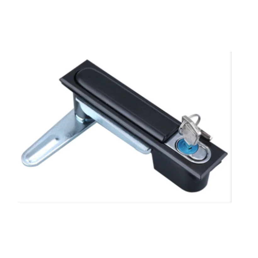 

Black Rectangle Plastic Shell Cabinet Door Lock Flat Door Locks Plane Lock With 2Keys MS490 MS818