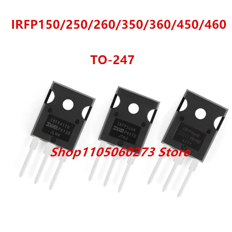 2PCS field effect transistors irfp150/irfp240/irfp140/irfp250/irfp260/irfp350/irfp450/irfp460to-247.
