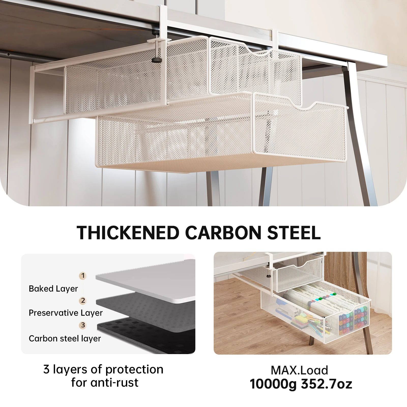 Thumbnail 4 - #68 Latest Storage Hooks & Racks Offers