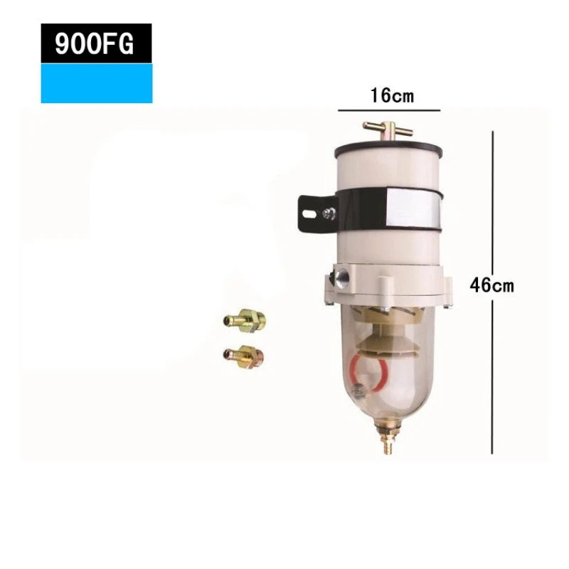 900FG Diesel Fuel Water Separator Filter Assembly Heavy‑Duty Oil Water Separation Sediment Discharge Truck Engineering Retrofit