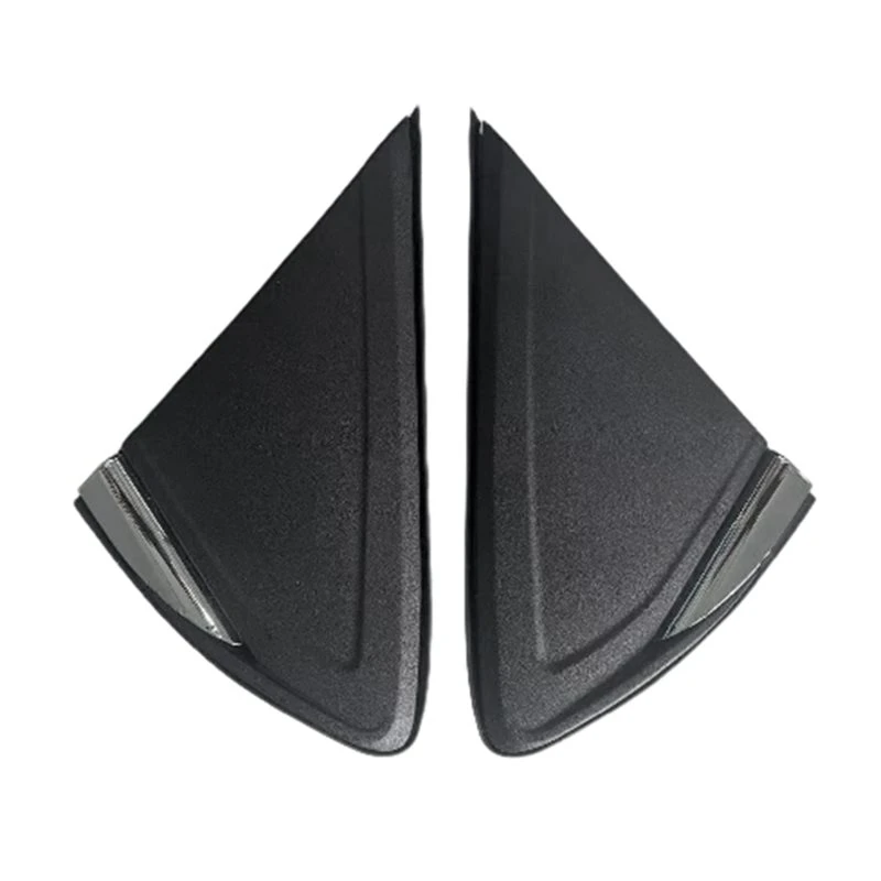 A80X-For Chevrolet Spark 2016-2022 Door Corner Triangle Trim Cover 1 Pair Car Rearview Mirror Triangle Panel 42345001 42345002