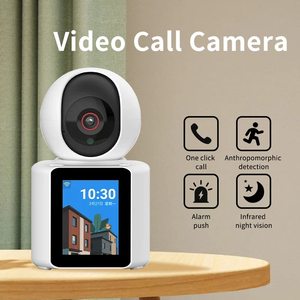 

2MP Full HD WIFI Video Calling PT Camera with one-click call anthropomorphic detection & infrared Night Vision by Mobile APP
