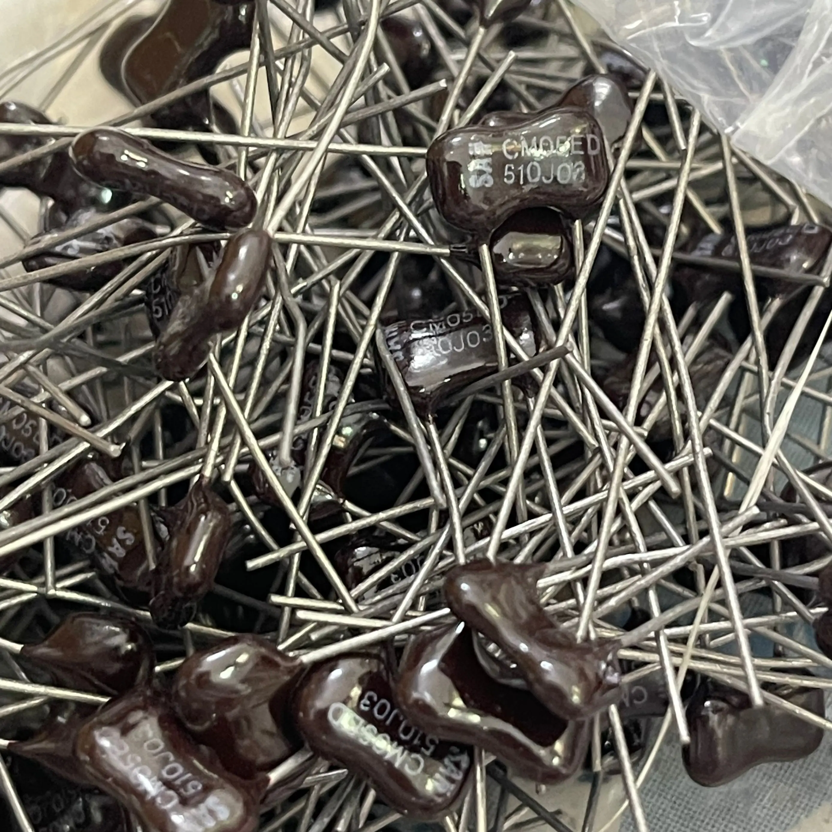 10 шт./США 51PF поколение 47PF 500 В высокочастотная серебряная слюда CM05ED510J03