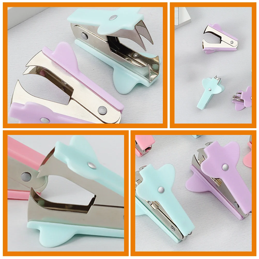 

4Pcs Portable Staple Puller Office Staple Remover Heavy Duty Ergonomic Labor Saving Small Stapler Removal Tool