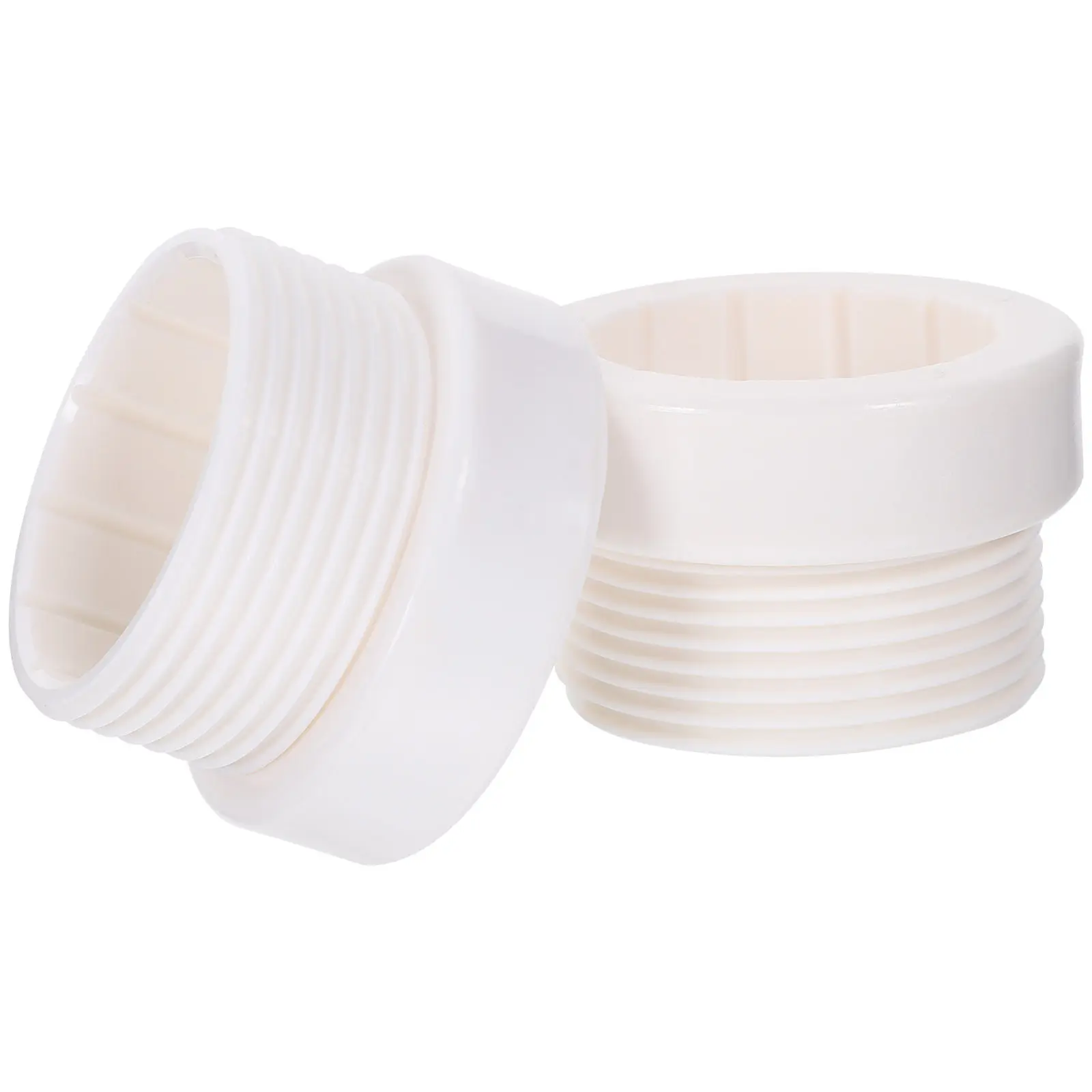 2Pcs Outdoor Umbrella Stabilizer Adapter Weatherproof Threaded Plastic Sleeve for Pool Patio Deck Umbrella Pole Secure Fit
