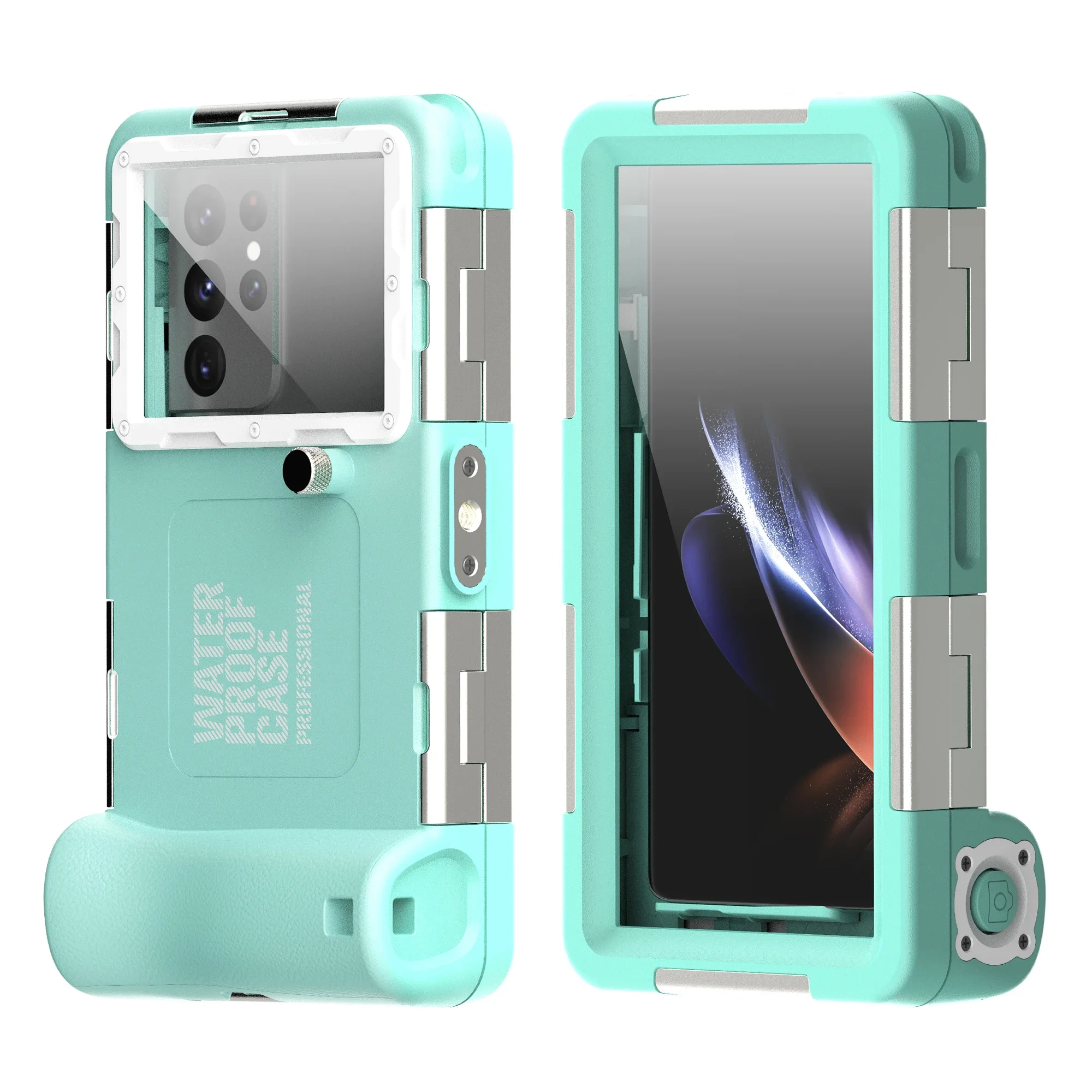 Large Capacity IP68 15mm Professional Diving Waterproof Case For Samsung iPhone Honor Xiaomi Moto Google Universal Under 6.9