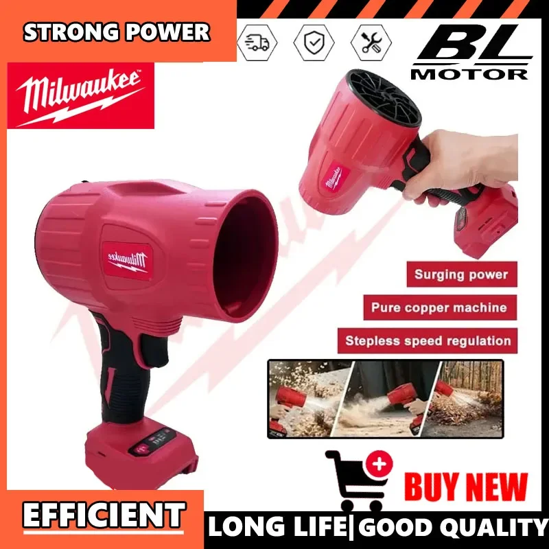

Беспроводная турбовоздуходувка Milwaukee 30000 об/мин, ручной вентилятор-сушилка, 20В/18В, перезаряжаемая, для сдувания пыли