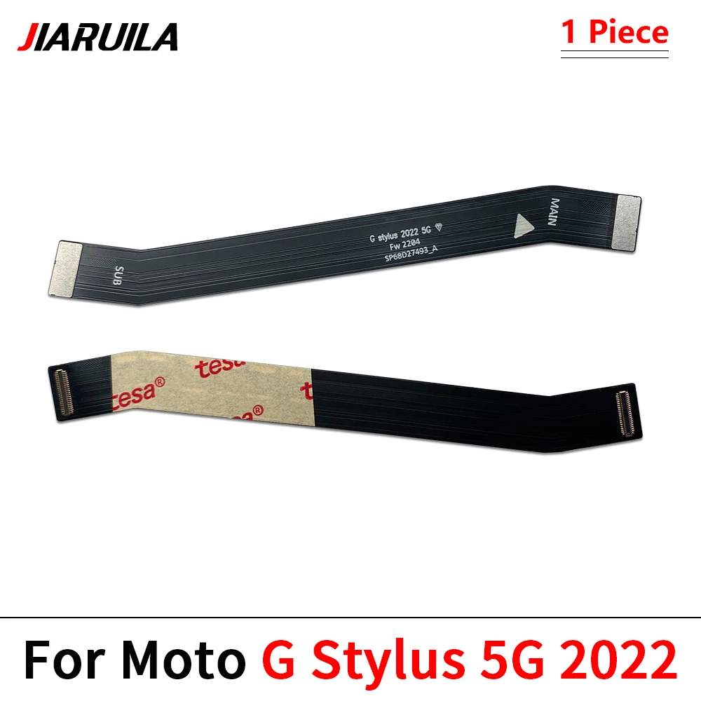 أجزاء الكابلات المرنة للوحة الأم الرئيسية لموتورولا موتو ون فيوجن ماكرو هايبر أكشن فيجن بلس G Power 2021 G Stylus 5G 2023 2022 #6