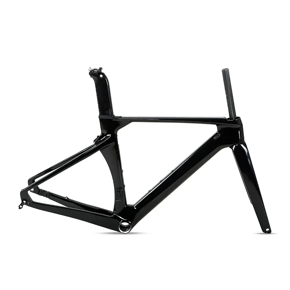 

2025 TWITTER R10 Factory Outlet Unlabeled T800 Carbon Fiber Road Bike Frame 43.5/46/48/50/52/54/56cm Barrel Draw142*12mm 700*28C