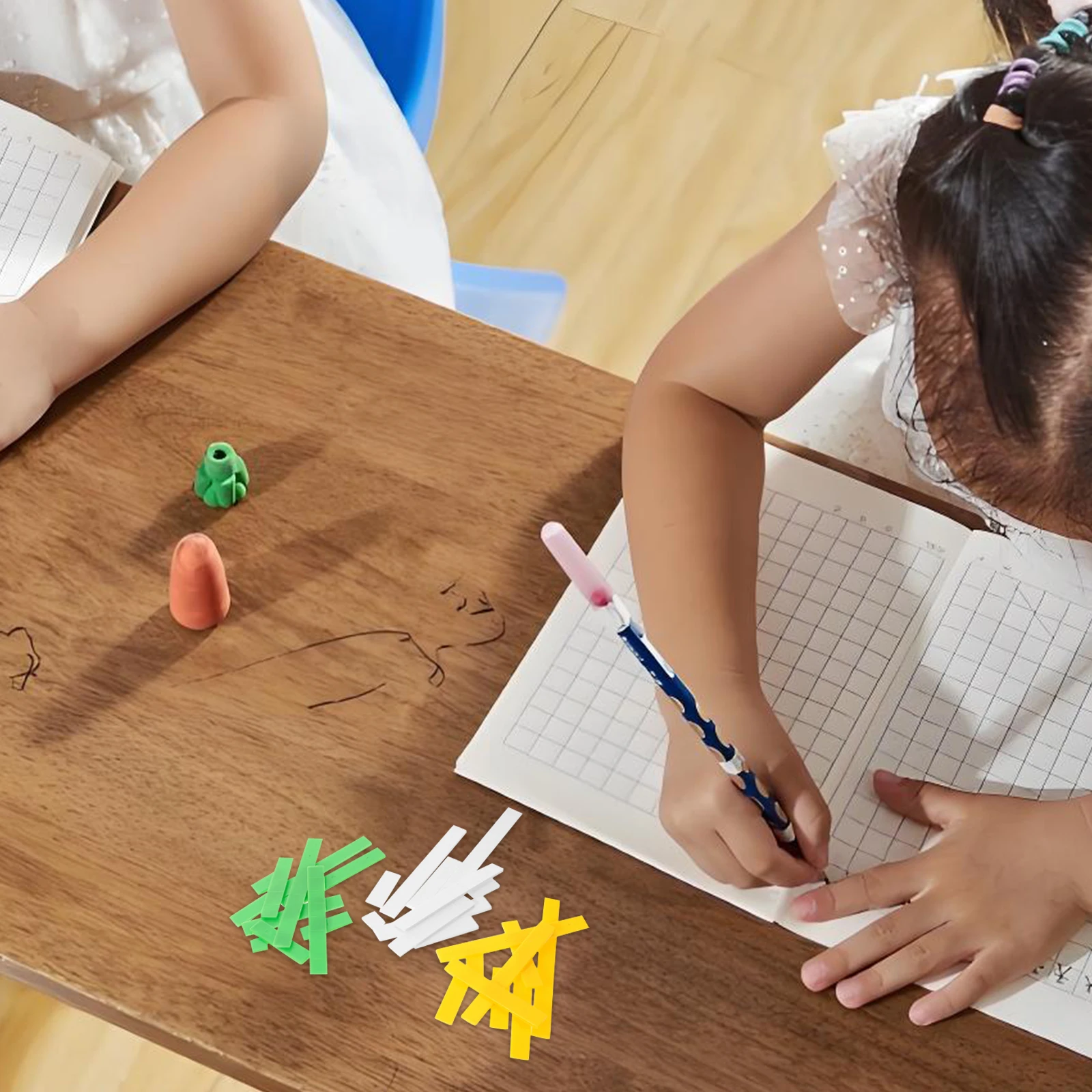 

Montessori Arithmetic Ruler DIY Math Toy Kindergarten Counting Cube Sticks Toys Material Addition Subtraction Strip Board