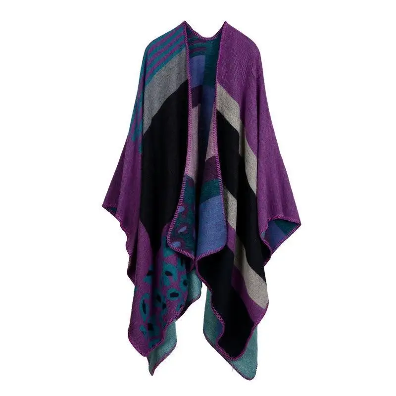 

Thiened Street Sle Camere Scarf with Slit for Autumn Winter Men's Faion Long Sve Coat without Brand Chinese Origin