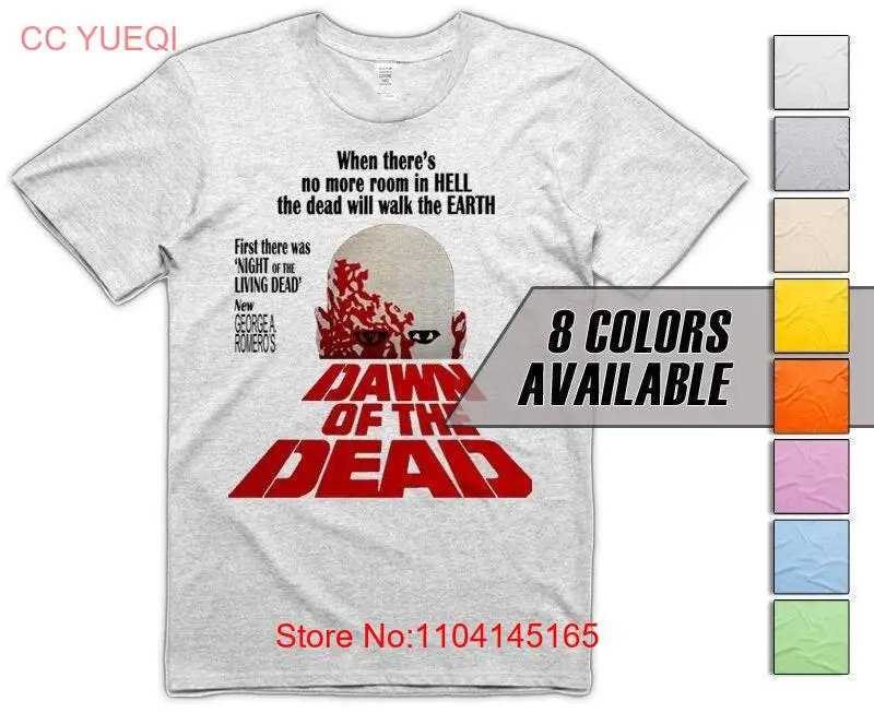 Dawn of the Dead V1 Men's T Shirt all sizes S 5XL 8 Colors available long or short sleeves