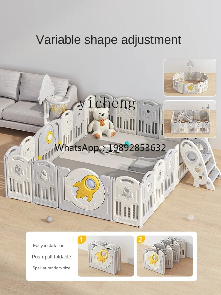 

ZZ Baby Fence Safety Protective Grating Infant Ground Children Crawling Mat Fence Indoor Home Game Fence