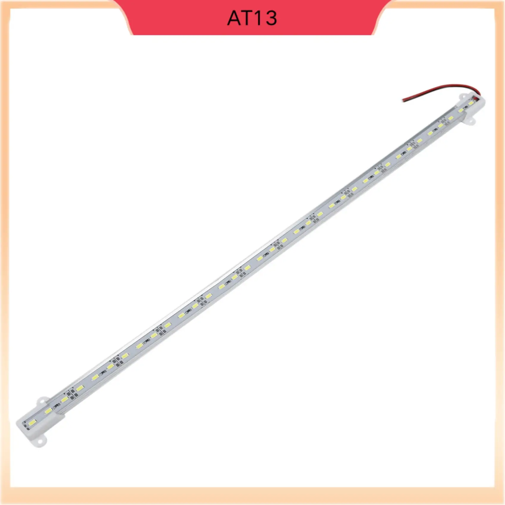 

AT13 4Pcs 50CM 12V 36 LED 5050 SMD Hard Strip Bar Light Aluminum Rigid White