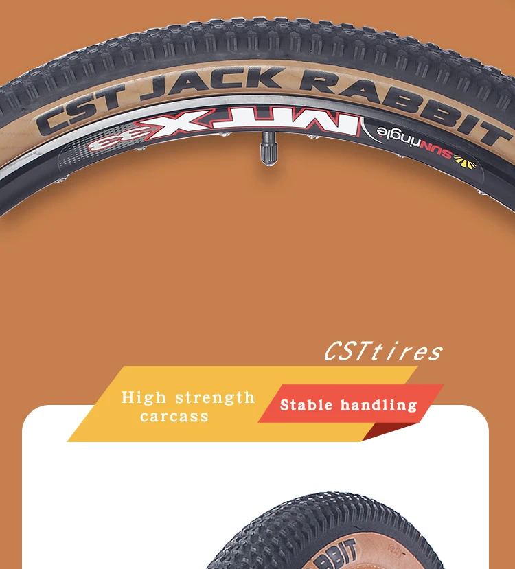 Mountainbike Reifen Teile Puncture Resistent Fahrrad Reifen Off Road Reifen CST C1747Jack Kaninchen 29x2,25, 26x2,1, 27,5x2,10, 2,25 – Detail 3