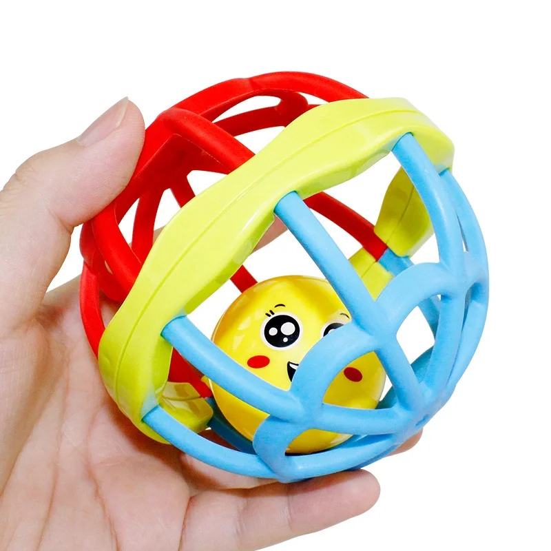 Baby Rattle Toys Baby Teether Ball Soft Silicone BPA Free