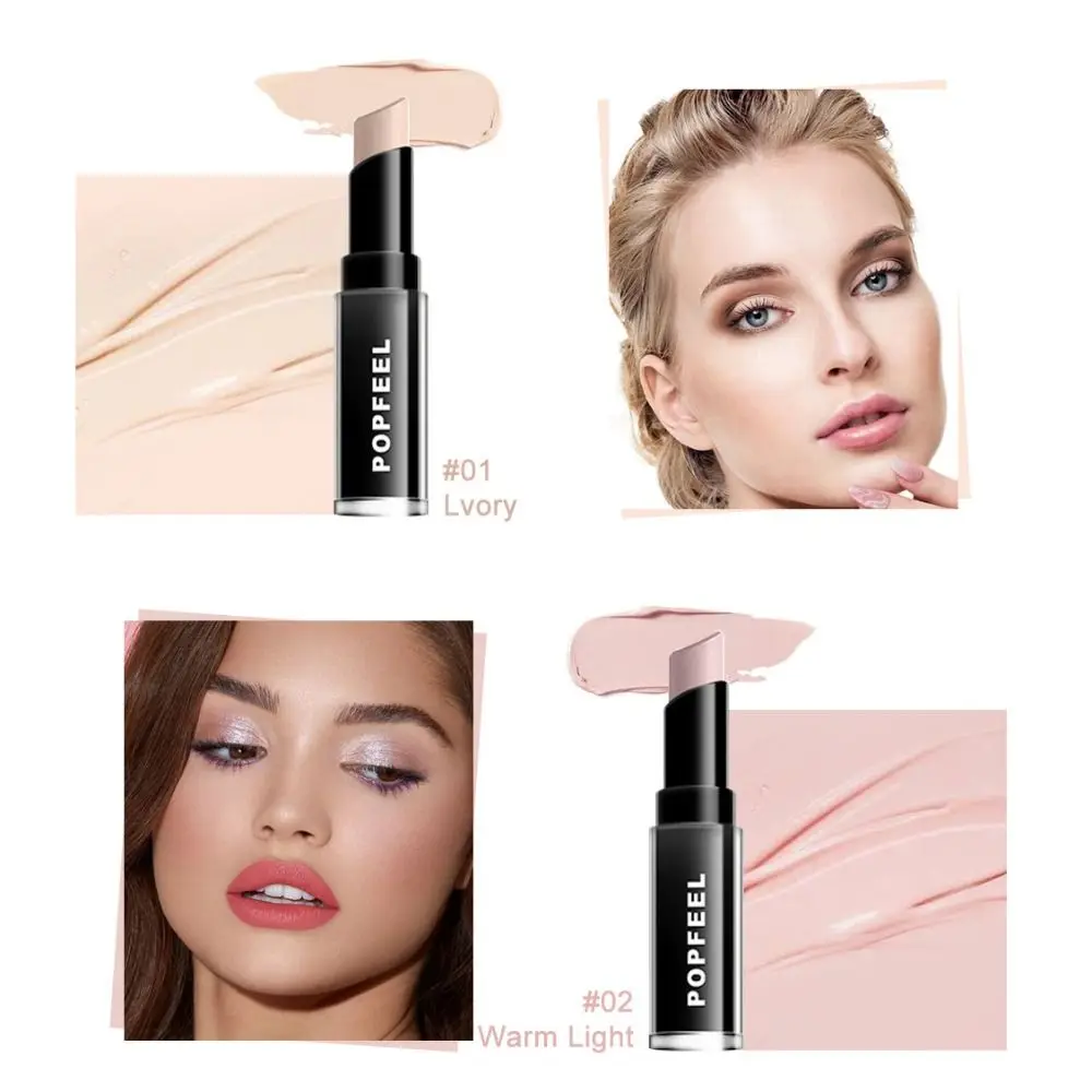 Cobertura Completa Beleza Maquiagem Ferramenta, Face Contour Stick, Destaque, Corretivo Caneta, Creme De Fundação, Contour Highlighters