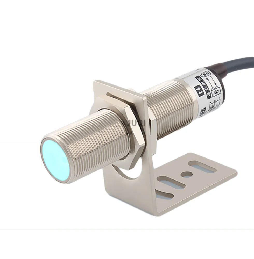 NEW  M12 laser diffuse reflection photoelectric switch visible light sensor infrared induction switch 20cm adjustable